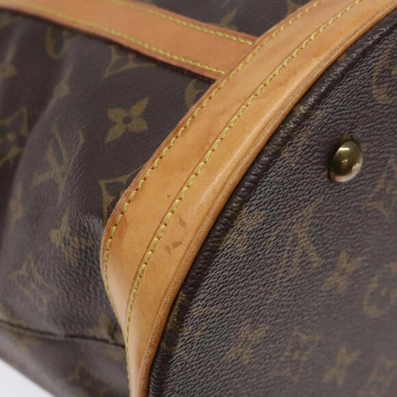 LOUIS VUITTON Monogram Bucket GM Shoulder Bag M42236 LV Auth 137558 - Picture 4 of 16